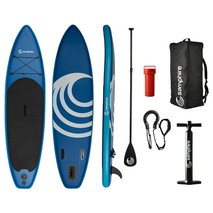 10'4'' Aufblasbares Paddleboard (Balearenblau)