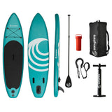 10'4'' Inflatable Paddleboard (Ionian Teal)