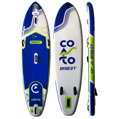 SUP Warehouse - Amerigo 10'4" SUP Package (Blue/White)