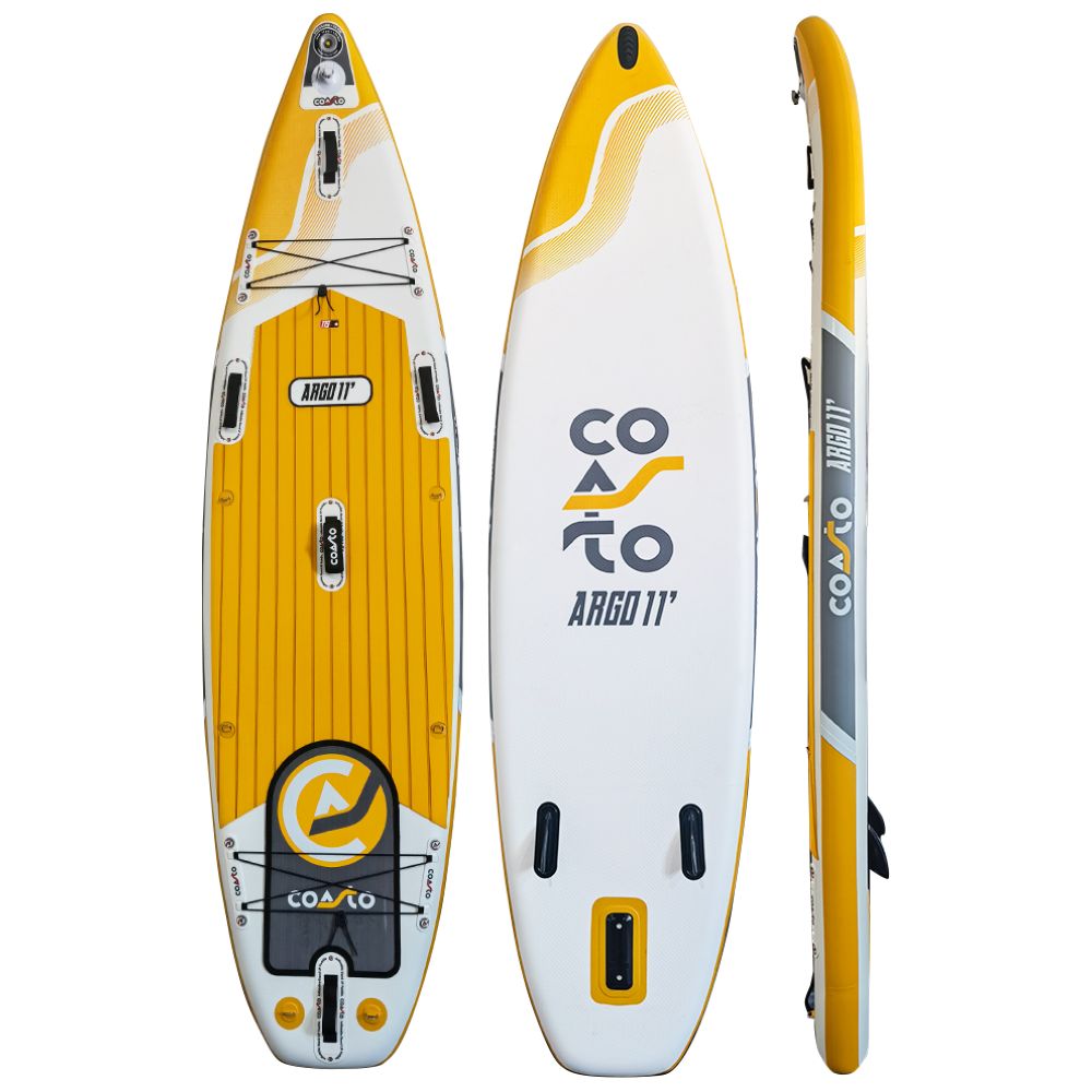 SUP Warehouse - Argo 11' Double Chamber SUP Package (Yellow)