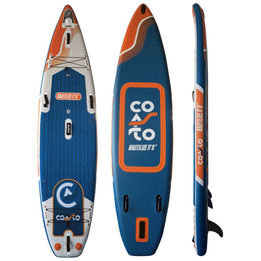 SUP Warehouse - Nautilus 11'8" SUP Package (Orange/Blue)