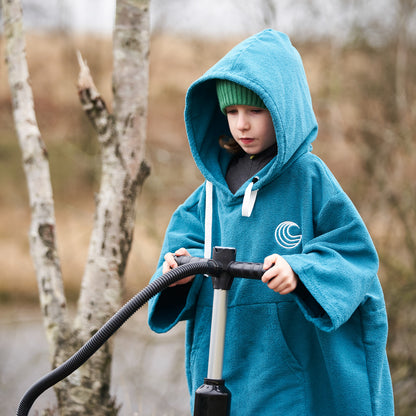 Samphire Kids Towel Robe (Ionian Teal)