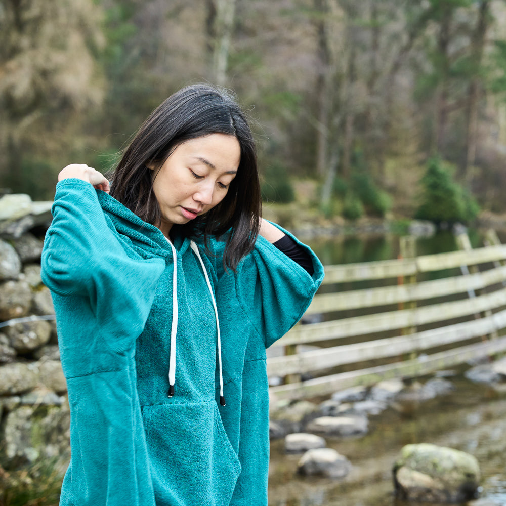 Towel Changing Robe (Sea Green)