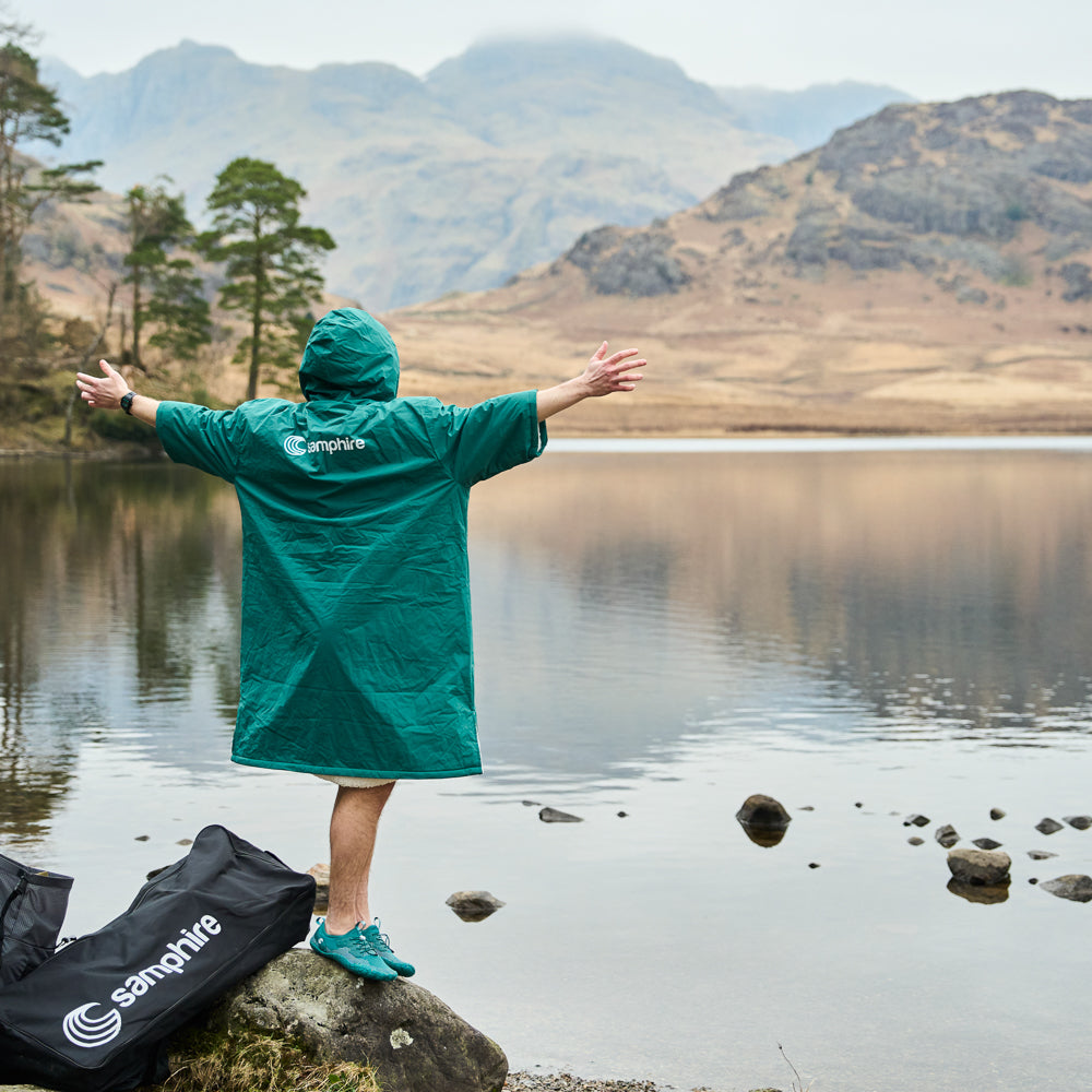 Samphire Weatherproof Changing Robe (Sea Green)