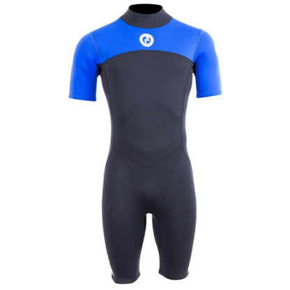 SUP Warehouse - Two Bare Feet - Mens Thunderclap 2.5mm Shorty Wetsuit (Black/Blue)