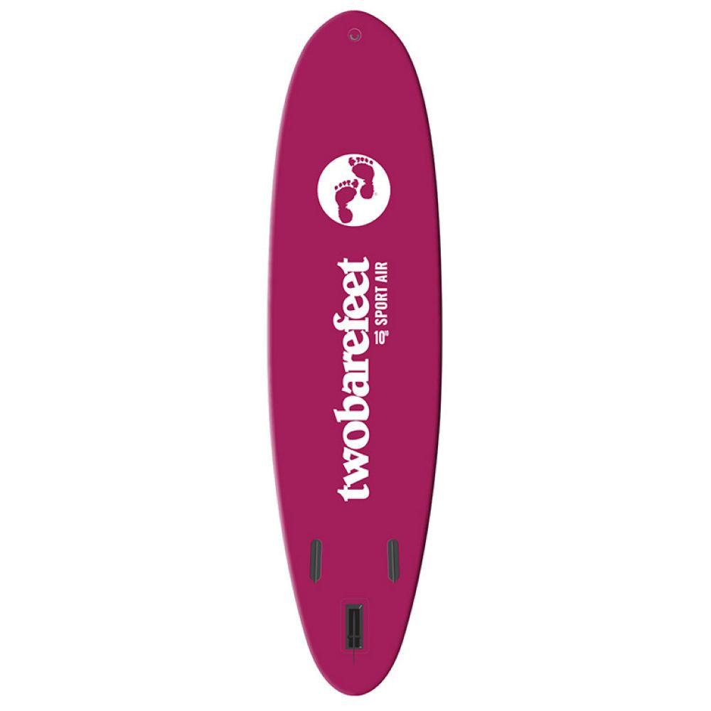 SUP Warehouse - Two Bare Feet - Sport Air Allround 10'10" x 33" x 6" Inflatable SUP Starter Pack Paddleboard (Raspberry)