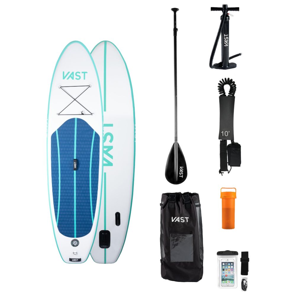 SUP Warehouse - VAST - Kids Astro 8.6ft Paddleboard (White/Aqua)