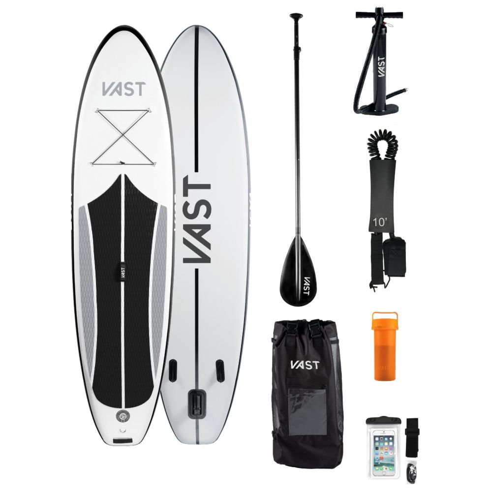 SUP Warehouse - VAST - Nebula 11.0ft Paddleboard (White/Black/Grey)