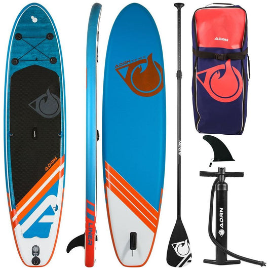 Liner 10'6 Inflatable SUP Package (Blue/Red)