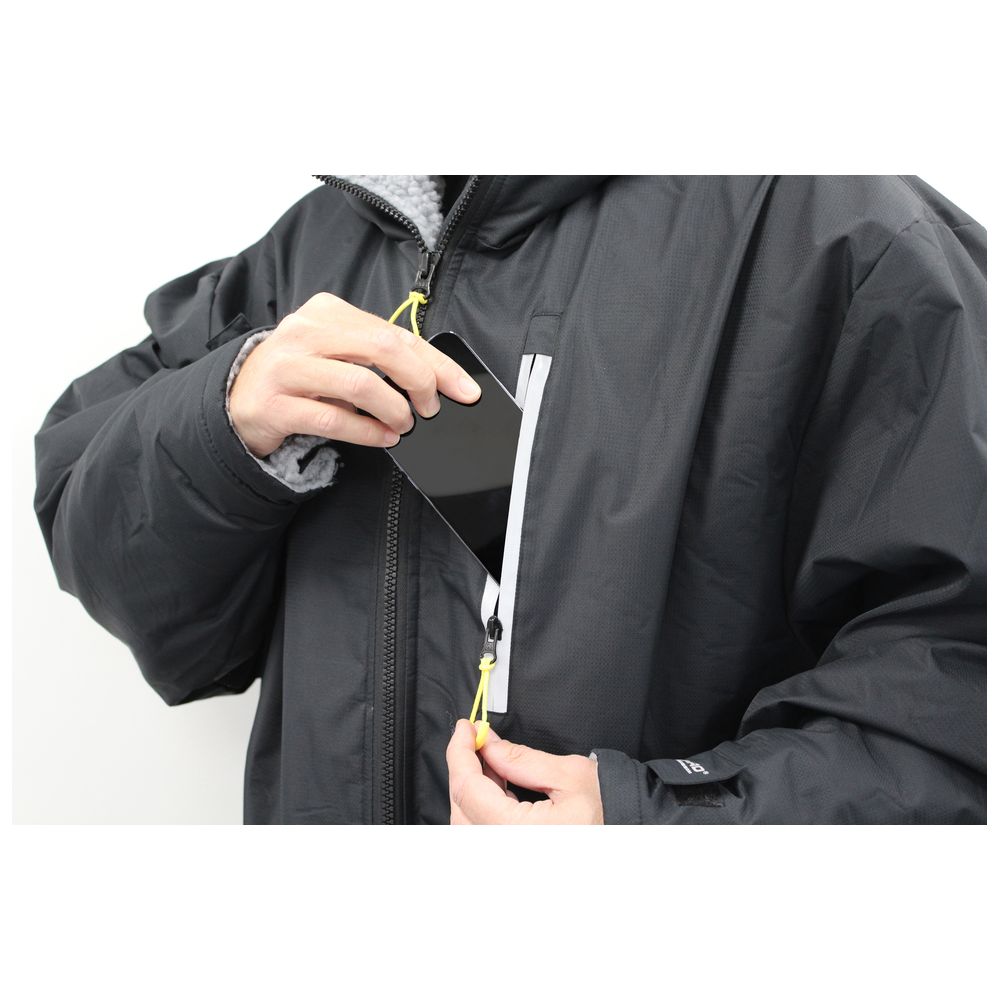 Pro-Sports Long Sleeve Changing Robe (Black)