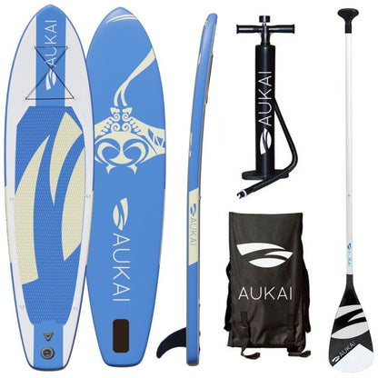Aukai - Manta Inflatable Paddleboard (Blue)