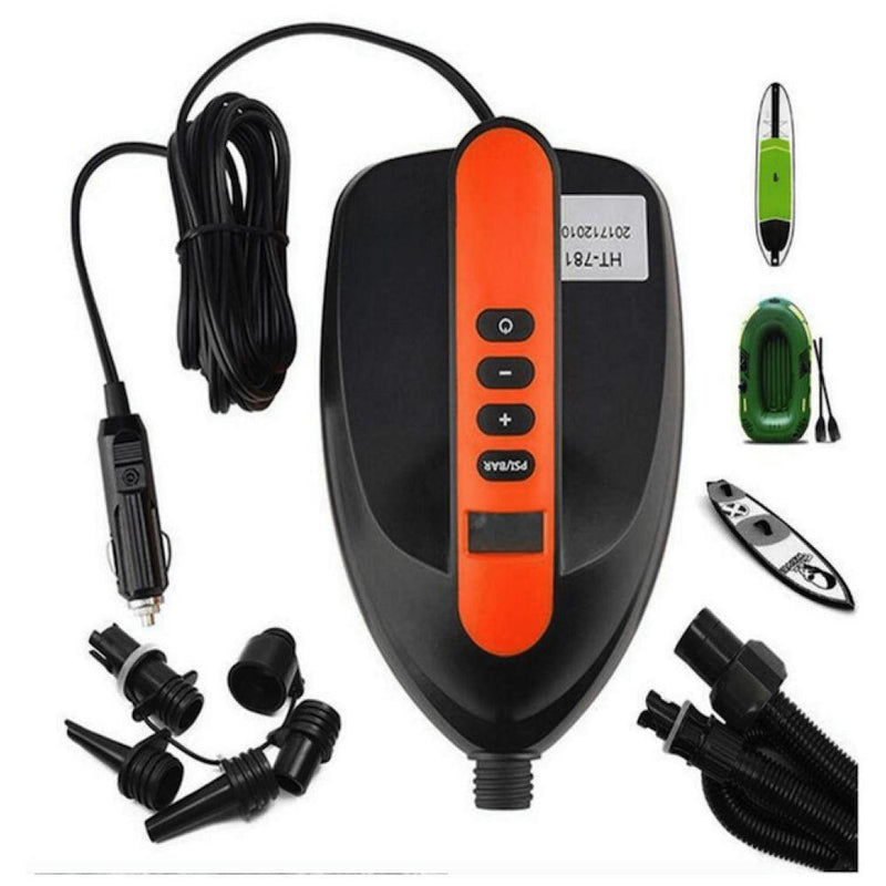 12V Electric SUP Pump for Paddleboard, Kite, and other inflatables