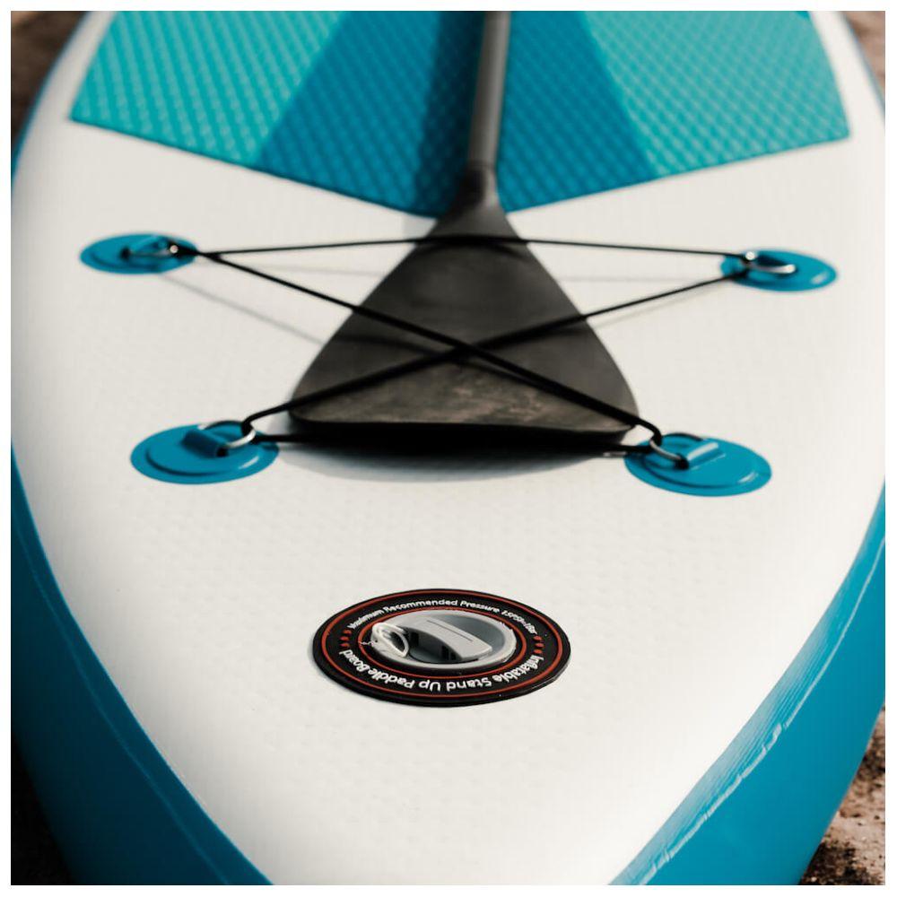 CoolSurf - Stormy 10'4" Inflatable Kite SUP Package (White/Blue)