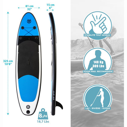 SUP Warehouse - Stand Up 10'0 Paddleboard (Blue)