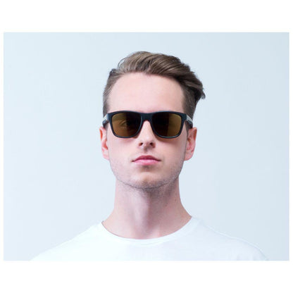 Bubble Polarised Sunglasses (Black/Brown)