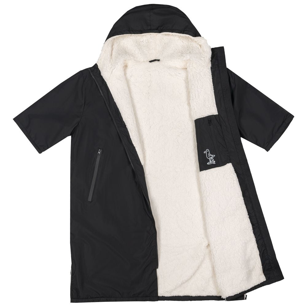 SUP Warehouse - Samphire - Weatherproof Short Sleeve Changing Robe (Ink Black)