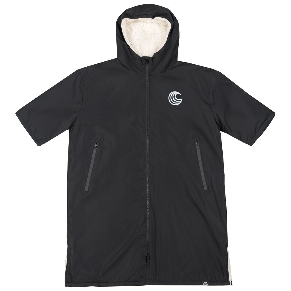 SUP Warehouse - Samphire - Weatherproof Short Sleeve Changing Robe (Ink Black)