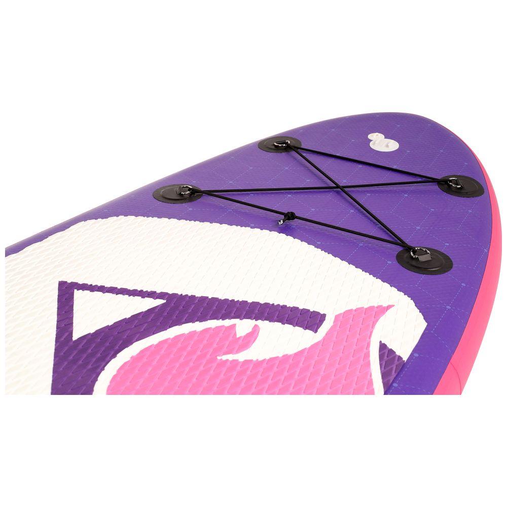 SUP Warehouse - Simple Paddle - Carver 9' Inflatable SUP Package (Purple/Pink)