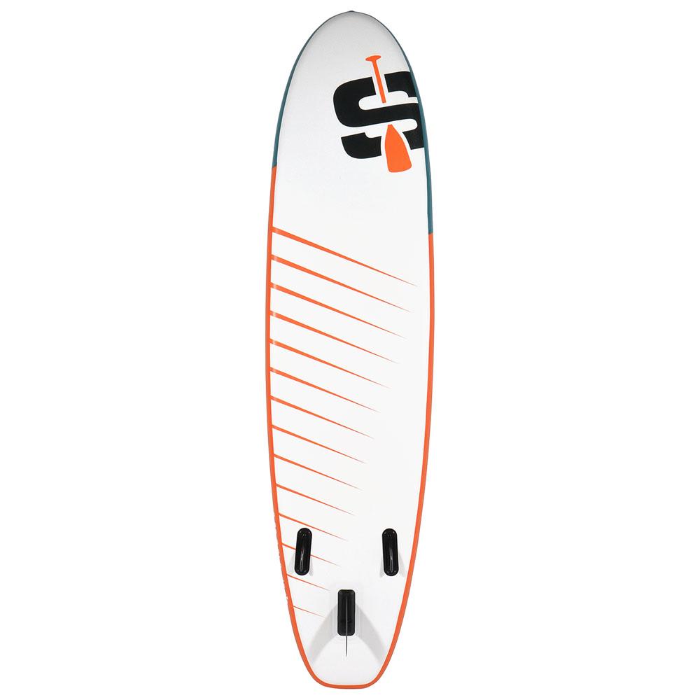 SUP Warehouse - Simple Paddle - S2 10'2" Inflatable SUP Package (Blue/White/Orange)