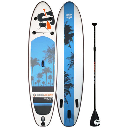 Simple Paddle - Ugal 10'6" Inflatable SUP Package (Blue/White)