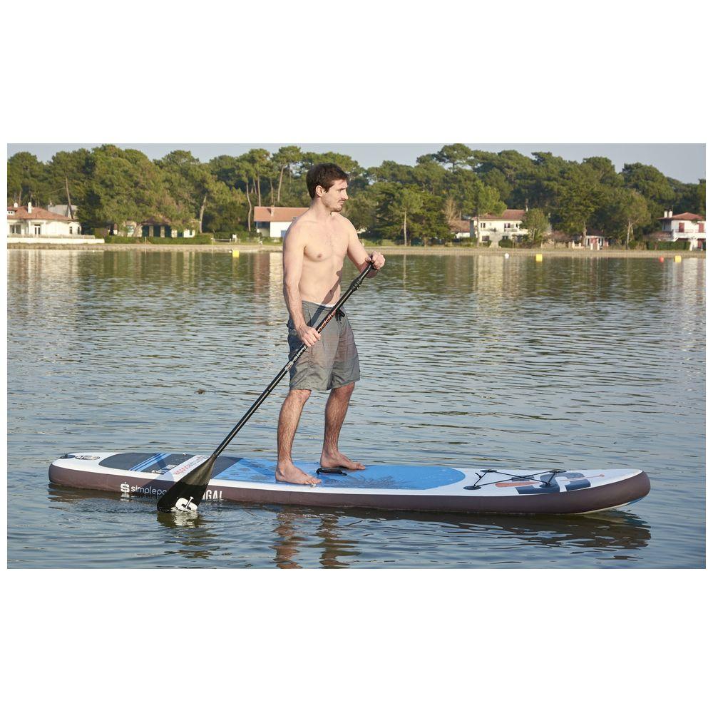 Simple Paddle - Ugal 10'6" Inflatable SUP Package (Blue/White)