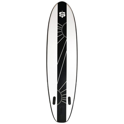 SUP Warehouse - Simple Paddle - Union 10'8" Inflatable SUP Package (Black/White)