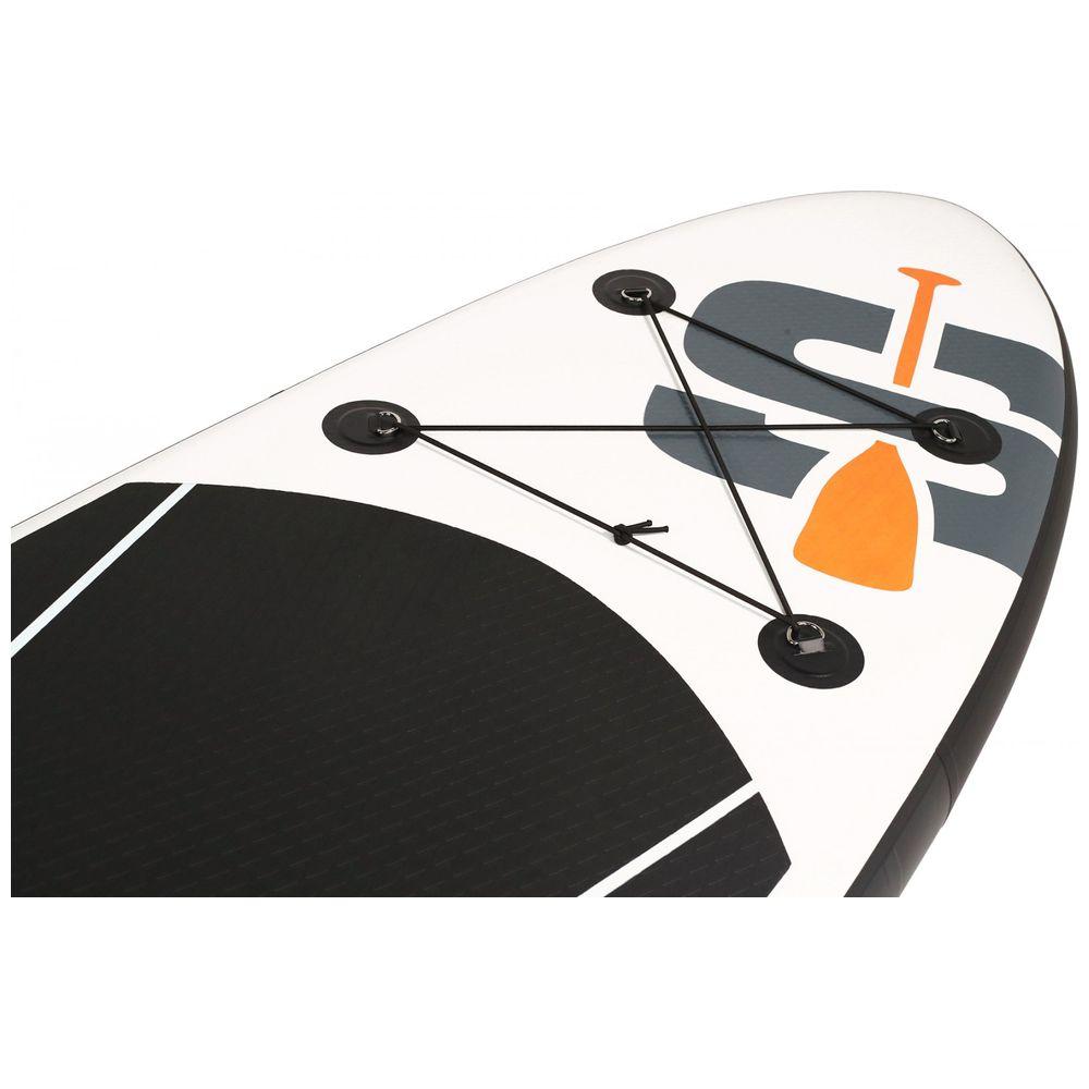 SUP Warehouse - Simple Paddle - Union 10'8" Inflatable SUP Package (Black/White)