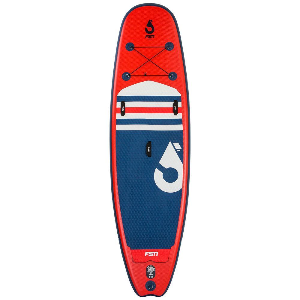 Vulk 9'8" aufblasbares SUP-Paket (Rot/Blau)