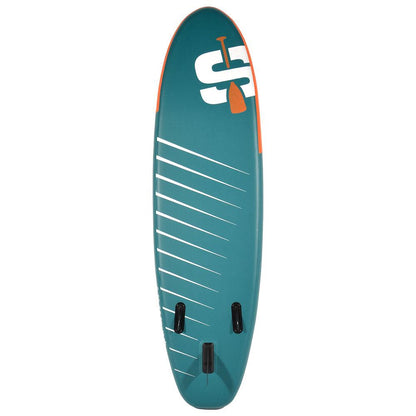 SUP Warehouse - Simple Paddle - XS 9'2" Inflatable SUP Package (Blue/White/Orange)