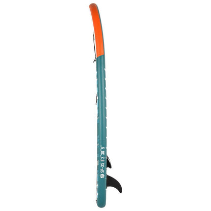 SUP Warehouse - Simple Paddle - XS 9'2" Inflatable SUP Package (Blue/White/Orange)