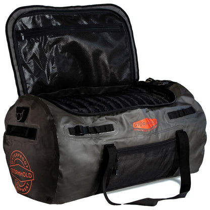 Expedition 90L Duffle Bag (Charcoal/Orange)