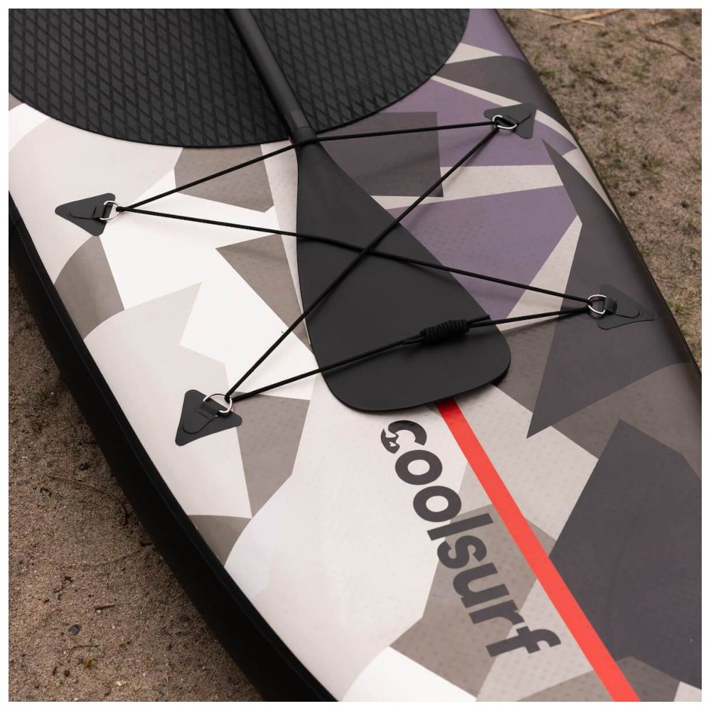 SUP Warehouse - Coolsurf - Phoenix 10'4" Inflateable SUP Package (Grey/Red)