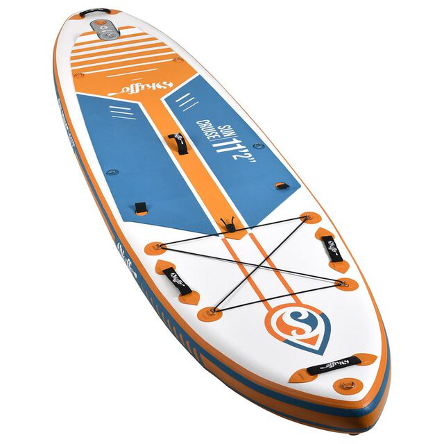 SUP Warehouse - Skiffo - Sun Cruise 11'2" Inflatable SUP Package (Blue/Orange)
