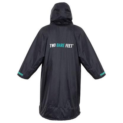 Kids Weatherproof Changing Robe (Black/Teal)