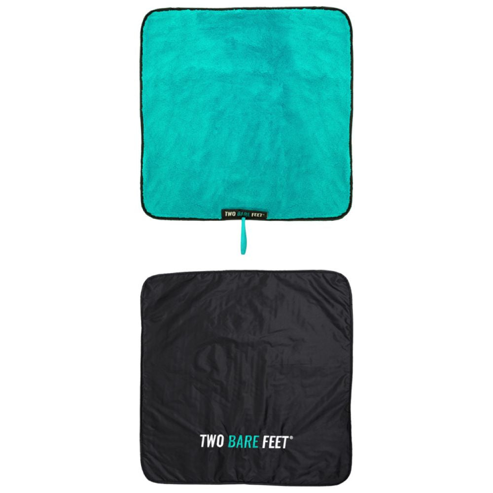 Kids Weatherproof Changing Robe (Black/Teal)