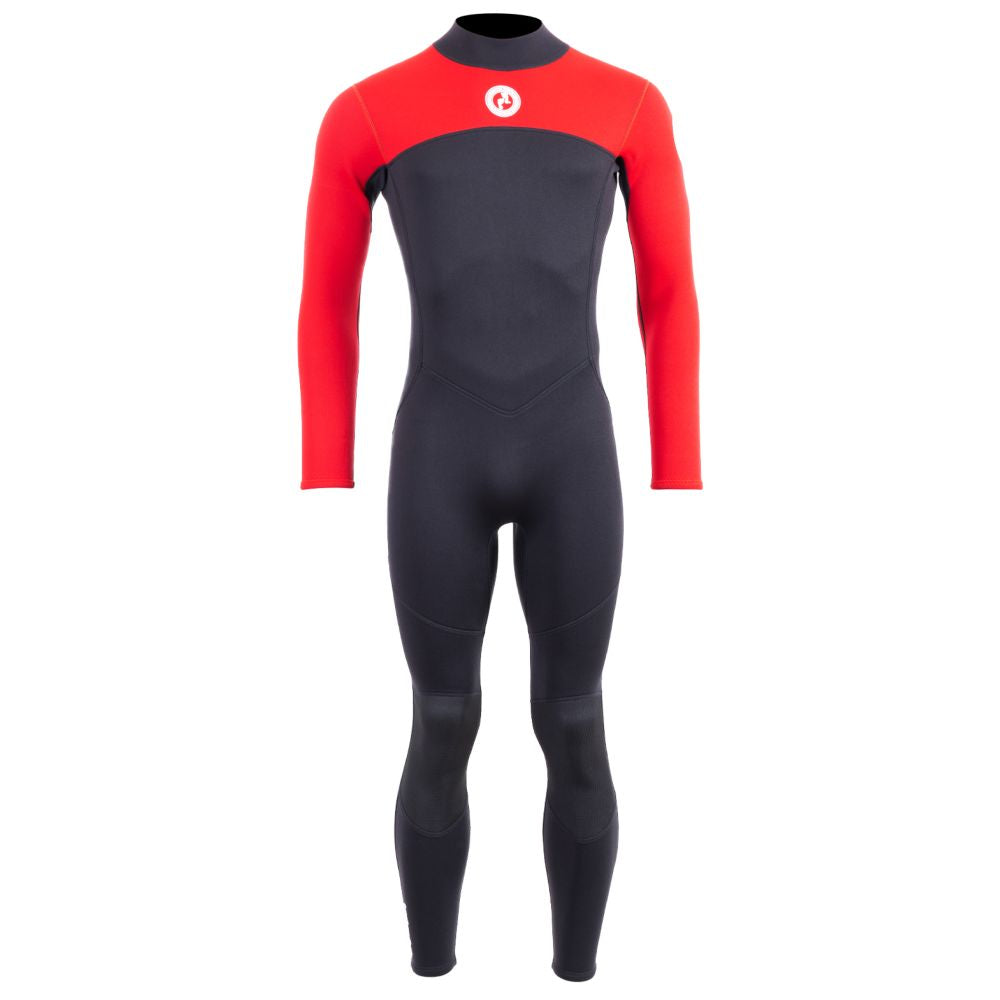 SUP Warehouse - Two Bare Feed - Mens Thunderclap 2.5mm Wetsuit (Red/Black)