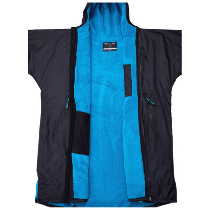 SUP Warehouse - Two Bare Feet - Weatherproof Changing Robe (Black/Blue)