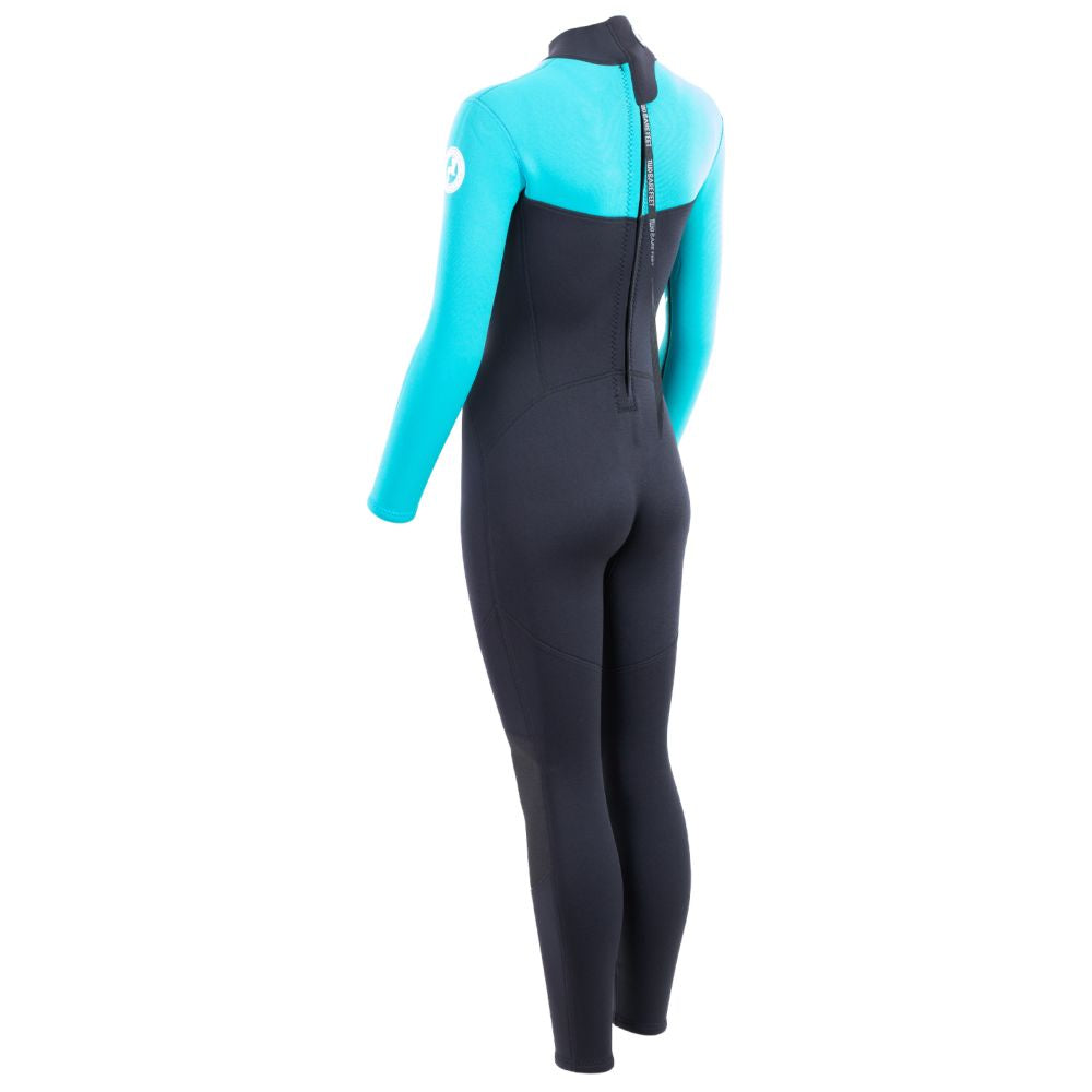 SUP Warehouse - Two Bare Feed - Womens Thunderclap 2.5mm Wetsuit (Black/Aqua)