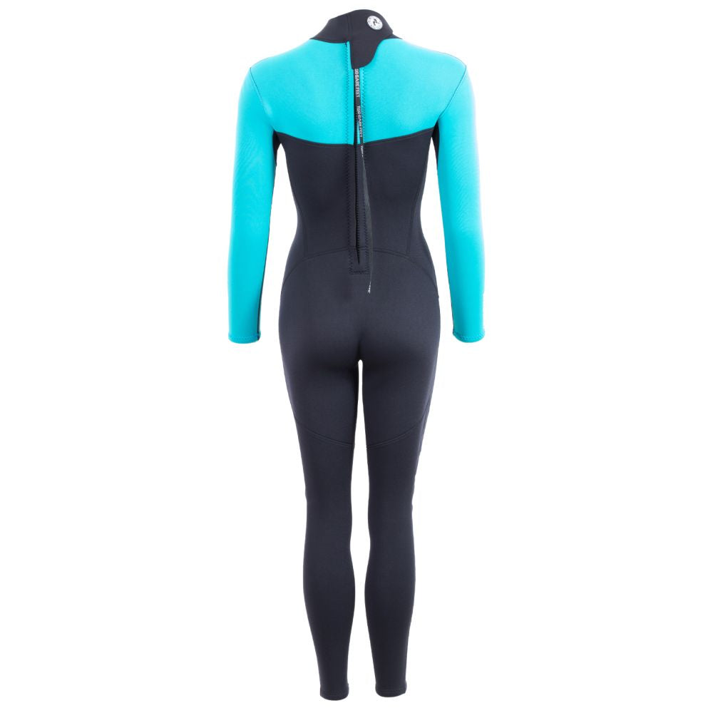 SUP Warehouse - Two Bare Feed - Womens Thunderclap 2.5mm Wetsuit (Black/Aqua)