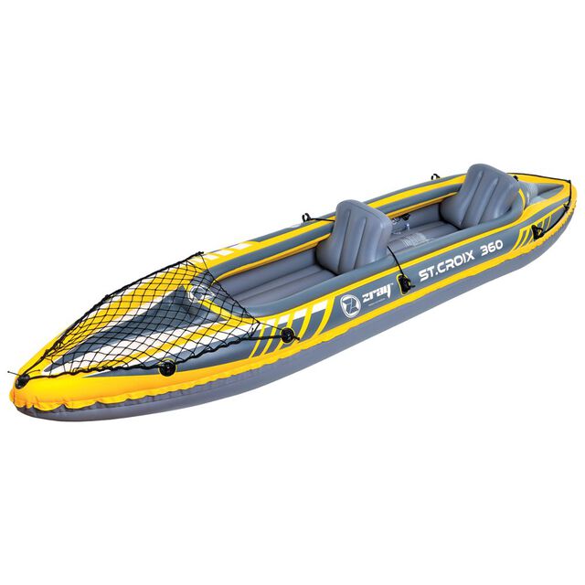 St.Croix 2-Person Inflatable Kayak (Yellow/Grey)