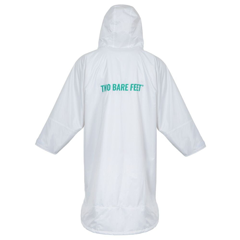 SUP Warehouse - Two Bare Feet - Kids Weatherproof Changing Robe (White/Teal)