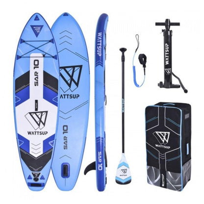 WattSup - Sar 10' Inflatable SUP Package (Blue)