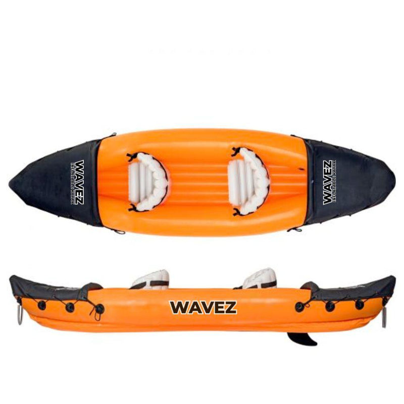 Inflatable Kayak Fishing Boat Portable Water Sport With Paddle Pump And Bag  For 2 Persons Size 321X88cm Orange New - AliExpress