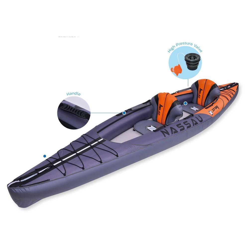 Nassau Plus Inflatable Kayak (Grey)