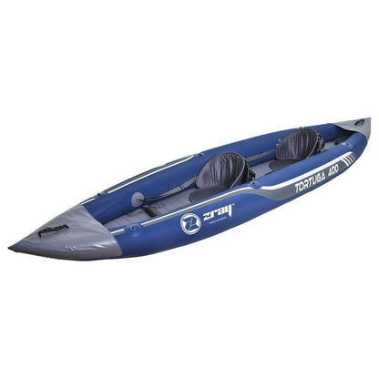 Tortuga 400 Inflatable Kayak (Grey/Blue)