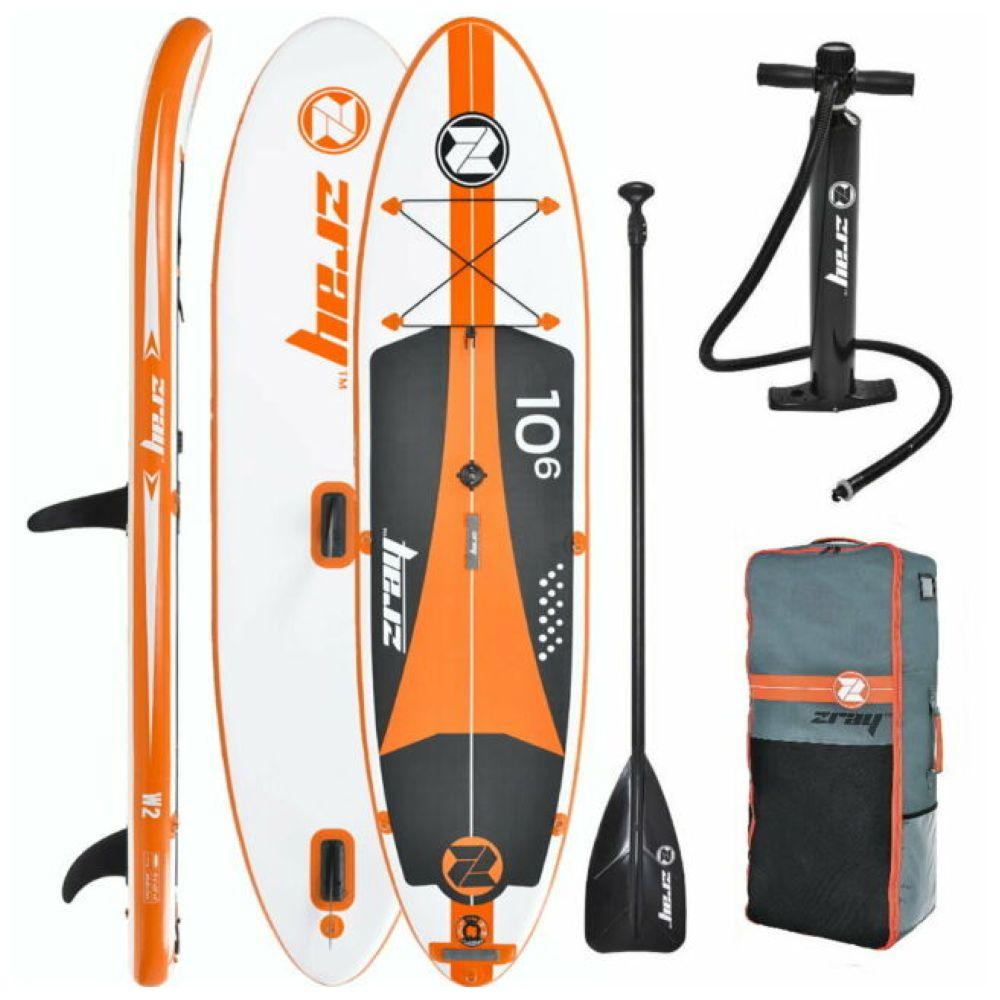 W1 10" aufblasbares SUP-Paket (Orange/Weiß)